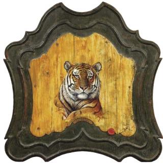 Eike Heinrich Redel - Tiger - trompe l\'oeil