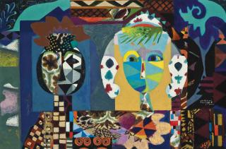 Eileen Agar, R.A. - Lewis Carroll With Alice