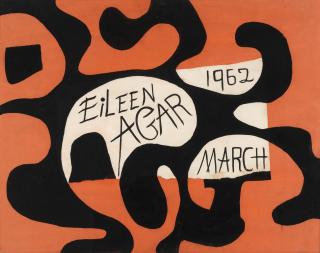 Eileen Agar - Design for Exhibition Poster