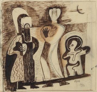 Eileen Agar - Family Trio