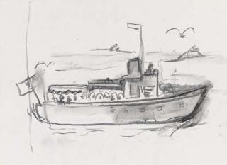 Eileen Bell - Boat; And A Quantity of Sketchbooks And Further Drawings