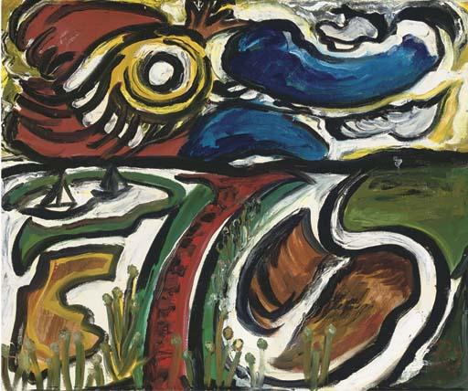 Eileen Bell - Salt Marshes In Spring; Bright Sun Over Salt Marsh; And Storm Over Salt Marshes