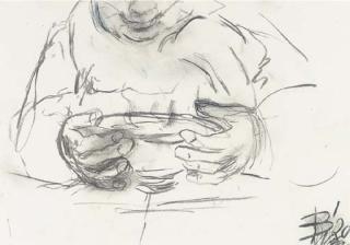 Eileen Bell - Soup; Still Life With Jugs; And Interior of Cottage