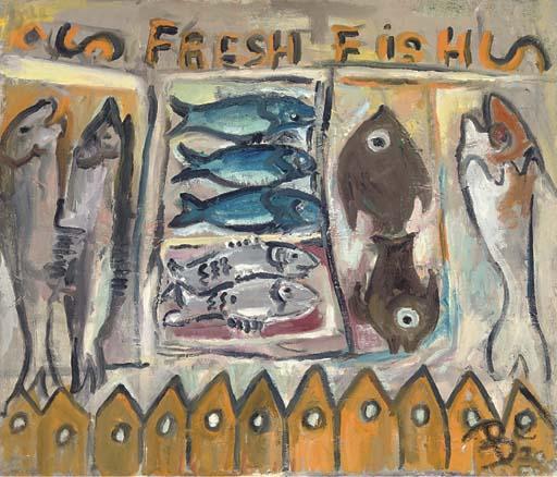 Eileen Bell - Waiting For The Fish Boat, Aldeburgh