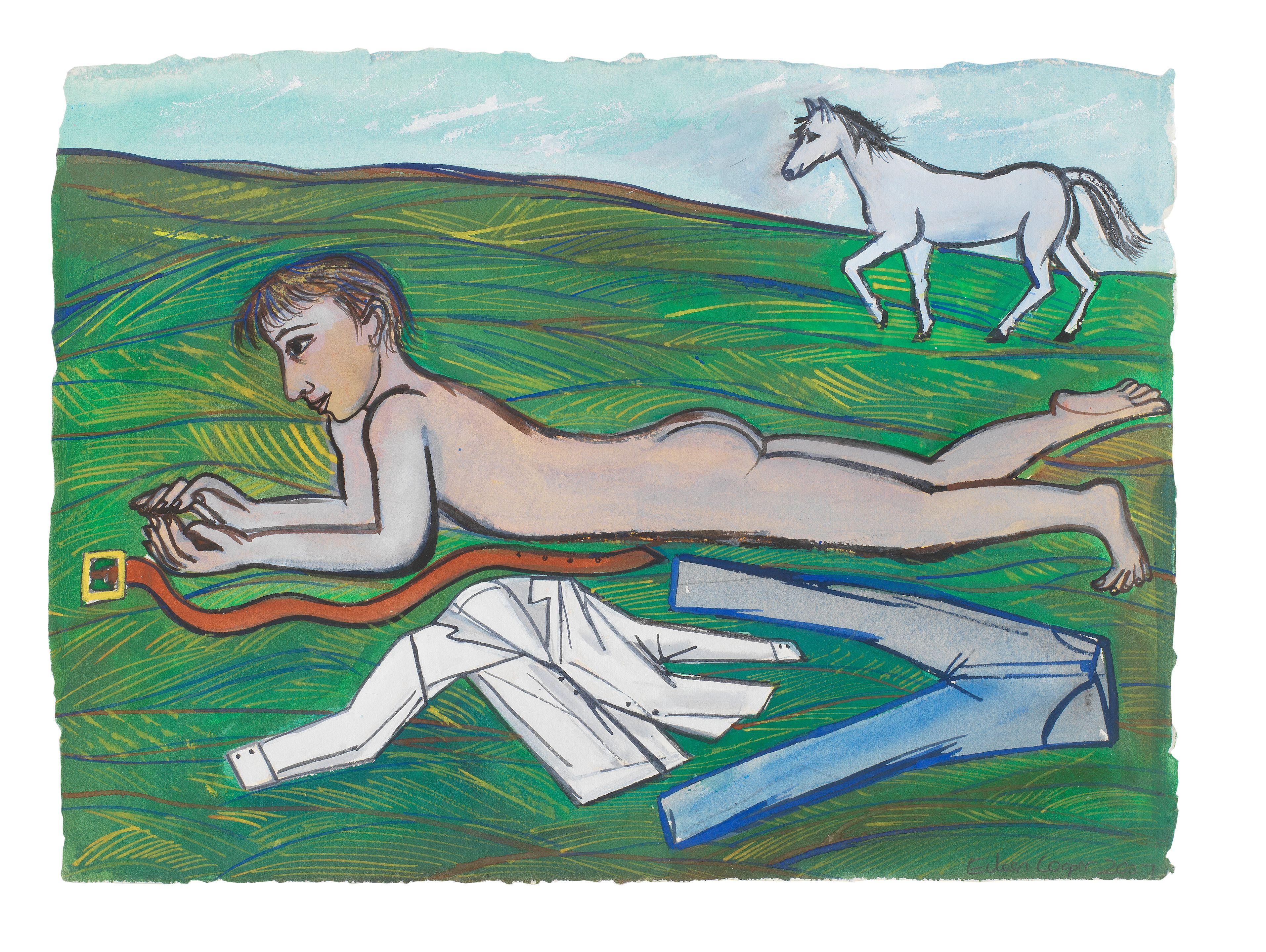 Eileen Cooper O.B.E., R.A. - Boy and Horse