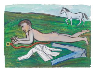 Eileen Cooper O.B.E., R.A. - Boy and Horse