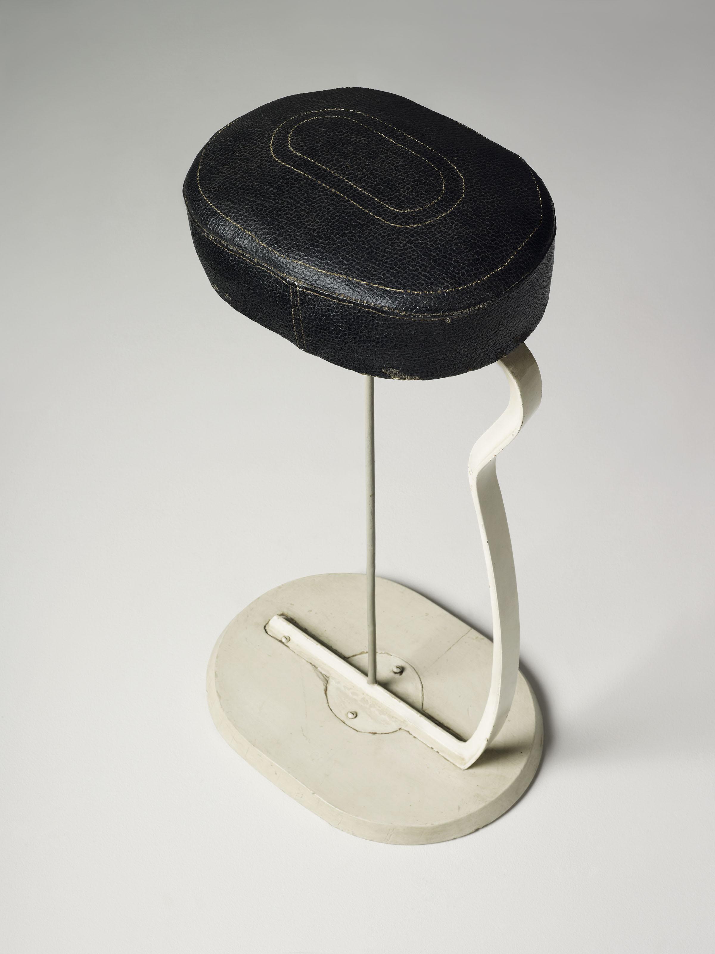 Eileen Gray - A Unique and Important Stool, from her home, Tempe à Pailla, Castellar