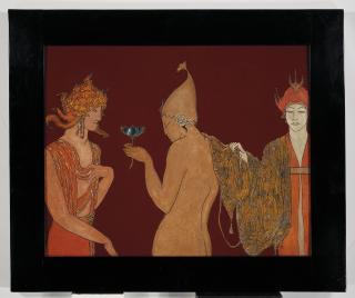 Eileen Gray - PANNEAU ‘AUM MANE PADME AUM\' (SALUT A TOI, O JOYAU DANS LE LOTUS), VERS 1912