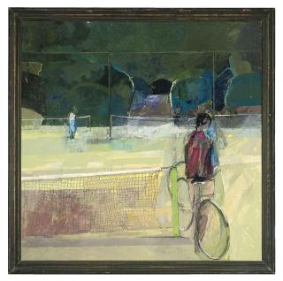 Eileen Hogan - At the tennis courts