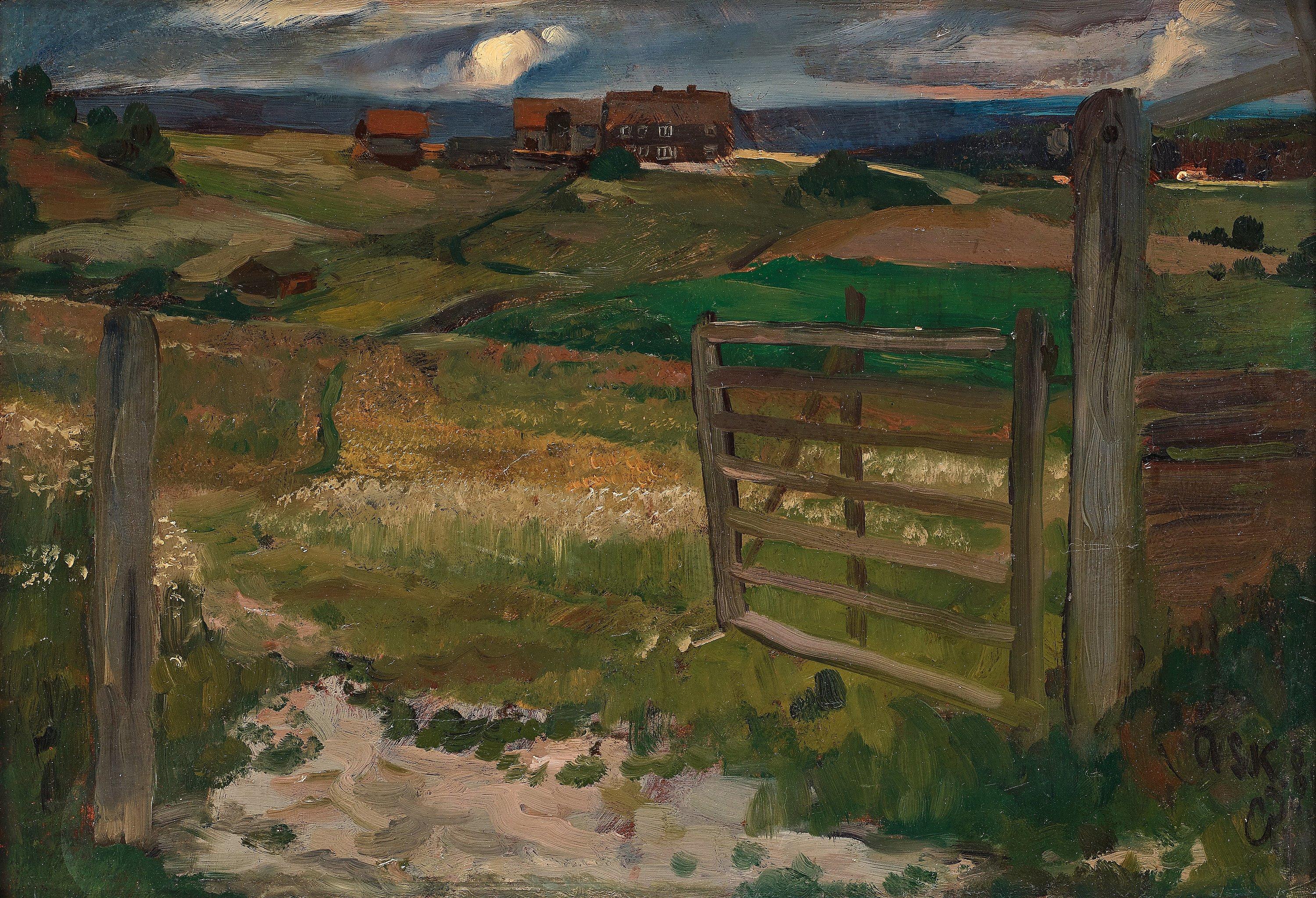 Eilif Peterssen - Evening, Upper Ask