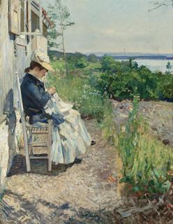 Eilif Peterssen - Norwegian sunshine, Kalvøya