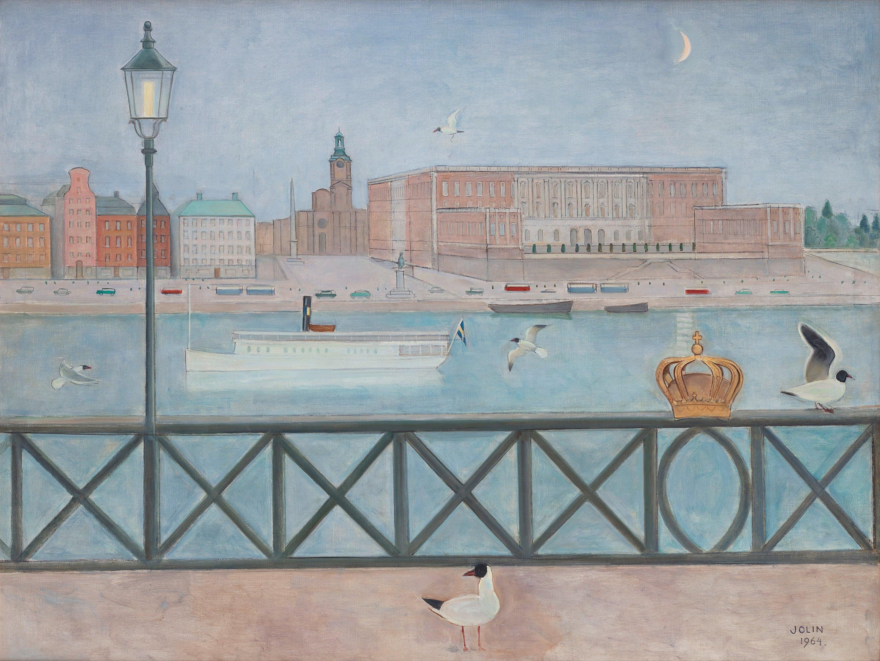 Einar Jolin - A view from Skeppsholmsbron.