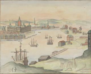 Einar Jolin - Medeltida Stockholmsmotiv