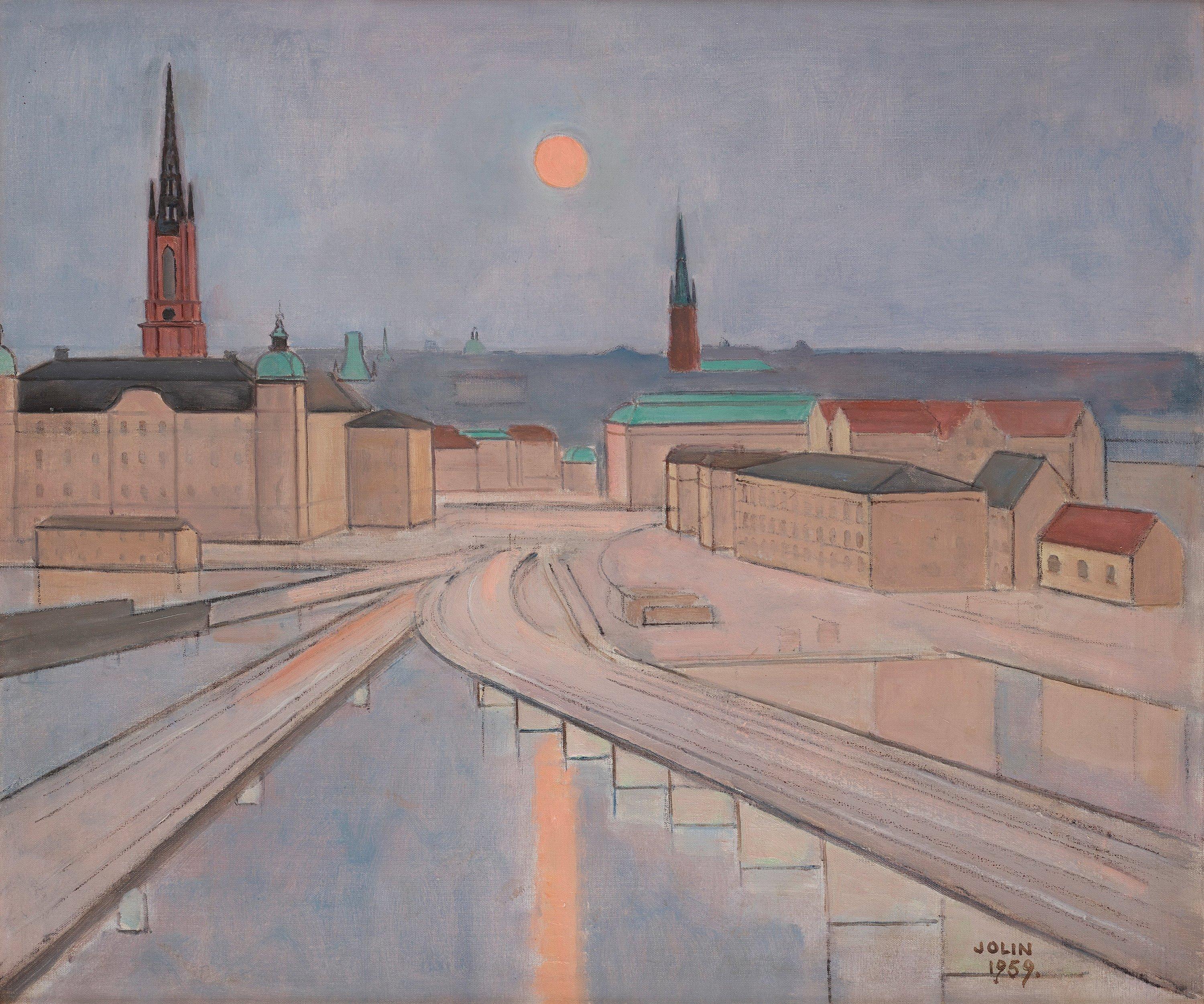 Einar Jolin - Moonlight over Stockholm.