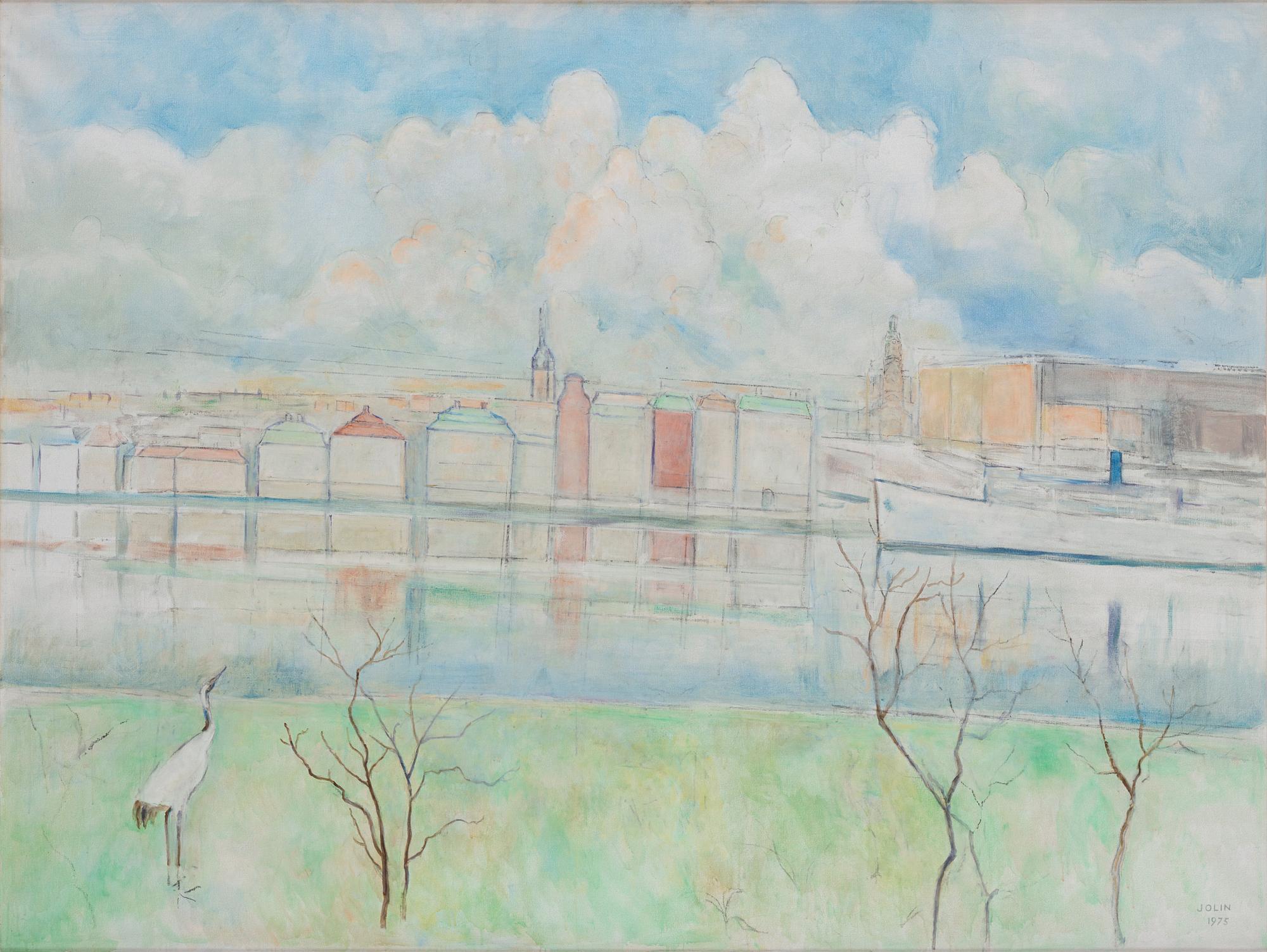 Einar Jolin - Skeppsholmen (Battery Place) towards the Royal Castle