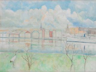 Einar Jolin - Skeppsholmen (Battery Place) towards the Royal Castle