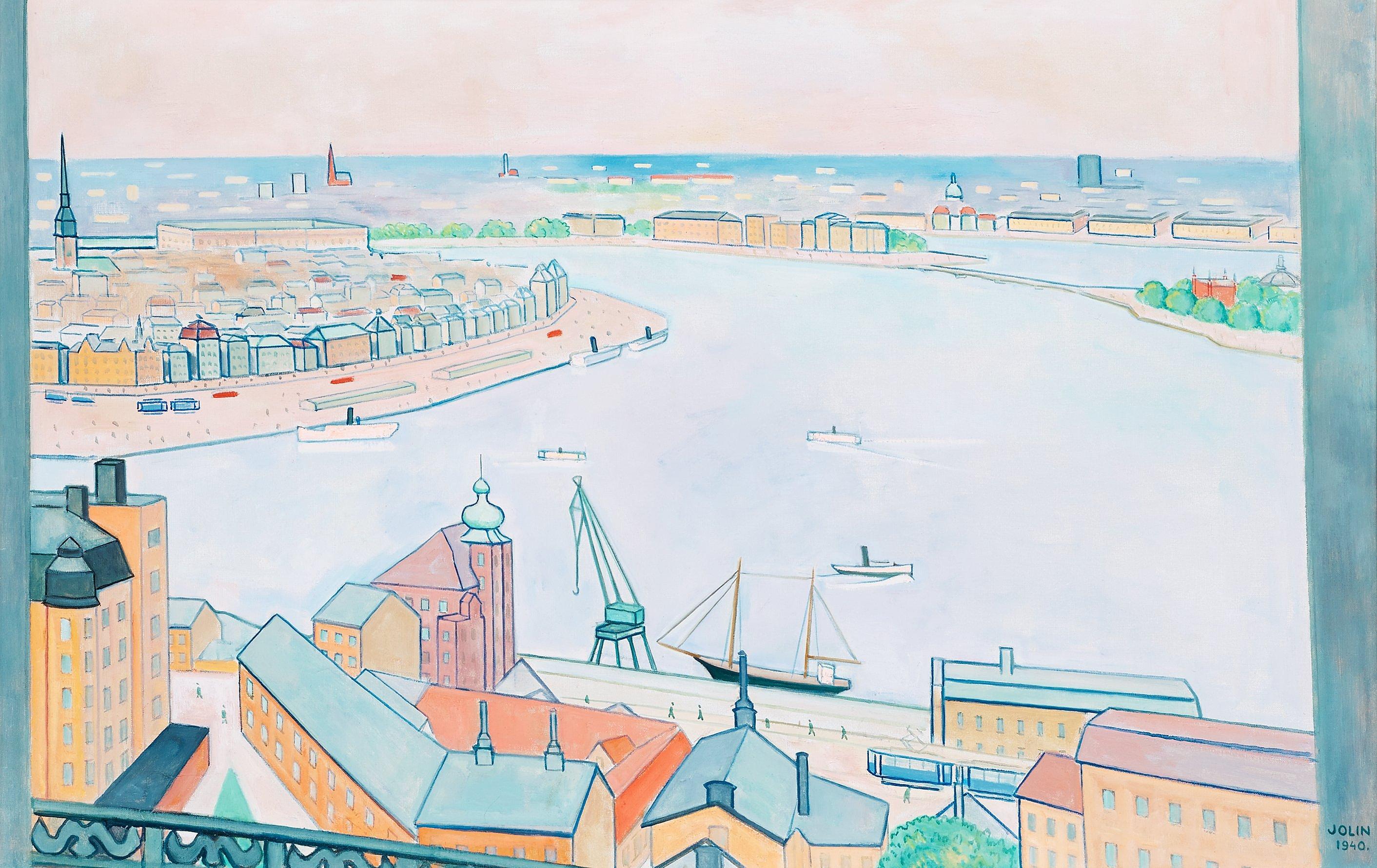Einar Jolin - View from Södermalm, Stockholm