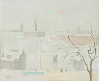 Einar Jolin - Winter scene from Stockholm