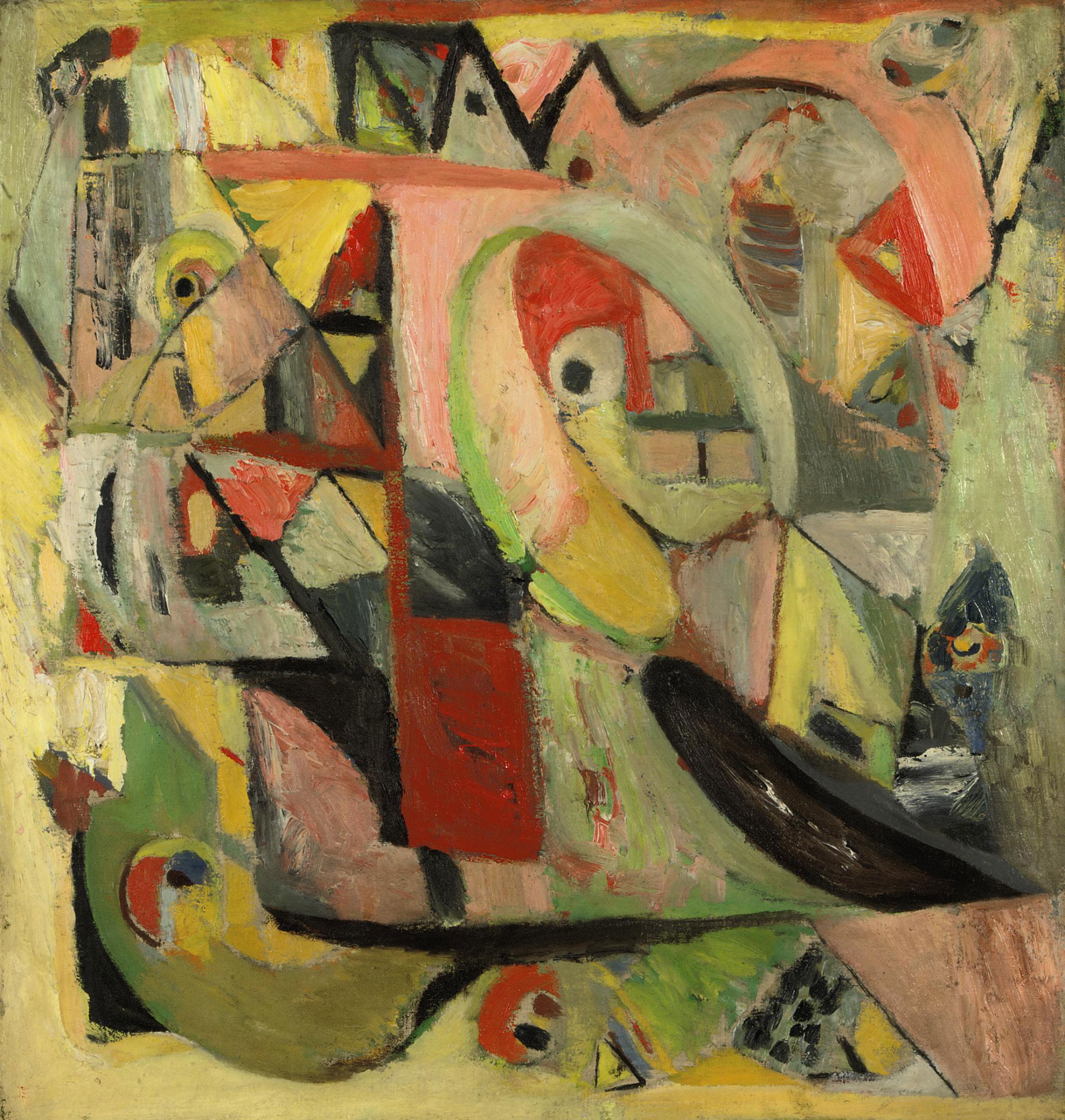 Ejler Bille - Maskefigurer (Composition)