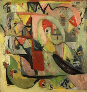 Ejler Bille - Maskefigurer (Composition)