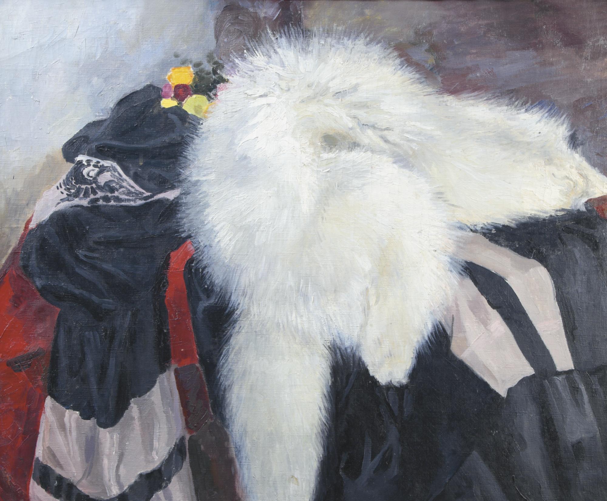 Ekaterina Sergeevna Zernova - Still Life With Fox-Fur Stole
