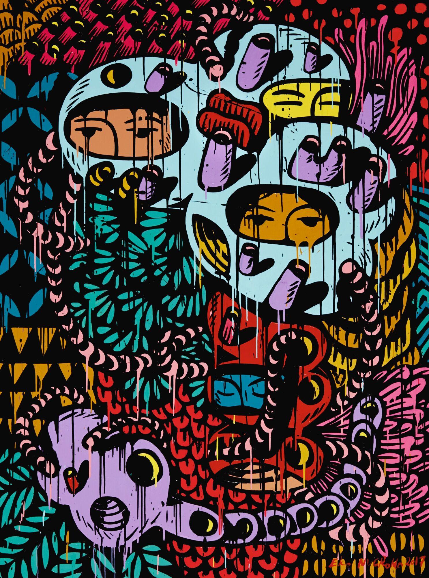 Eko Nugroho - Garden Full Of Blooming Democracy #8