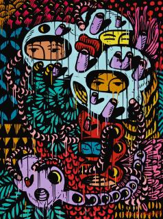 Eko Nugroho - Garden Full Of Blooming Democracy #8