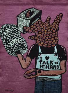 Eko Nugroho - I Love To Talk To My Hand