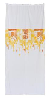 El Anatsui - Curtain (yellow / orange)