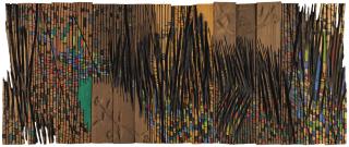 El Anatsui - Ghan aiangame On Gma\'S Cloth