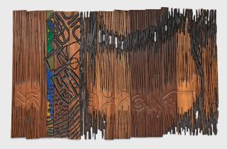 El Anatsui - Grandma\'s Cloth Series, 1993