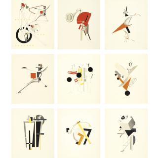 El Lissitzky - Die Plastische Gestaltung Der Elektro-Mechanischen Schau \'Sieg Über Die Sonne\', Hannover, Rob. Leunis And Chapman Gmbh, 1923