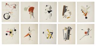 El Lissitzky - Die Plastische Gestaltung der Elektro-Mechanischen Schau \'Sieg über die Sonne\'