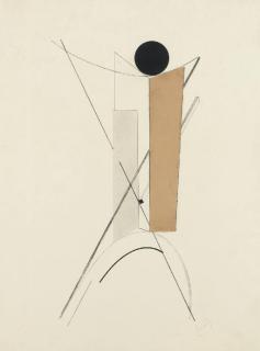 El Lissitzky - I. Kestnermappe Proun: One Plate (Lissitzky-Küppers 49)