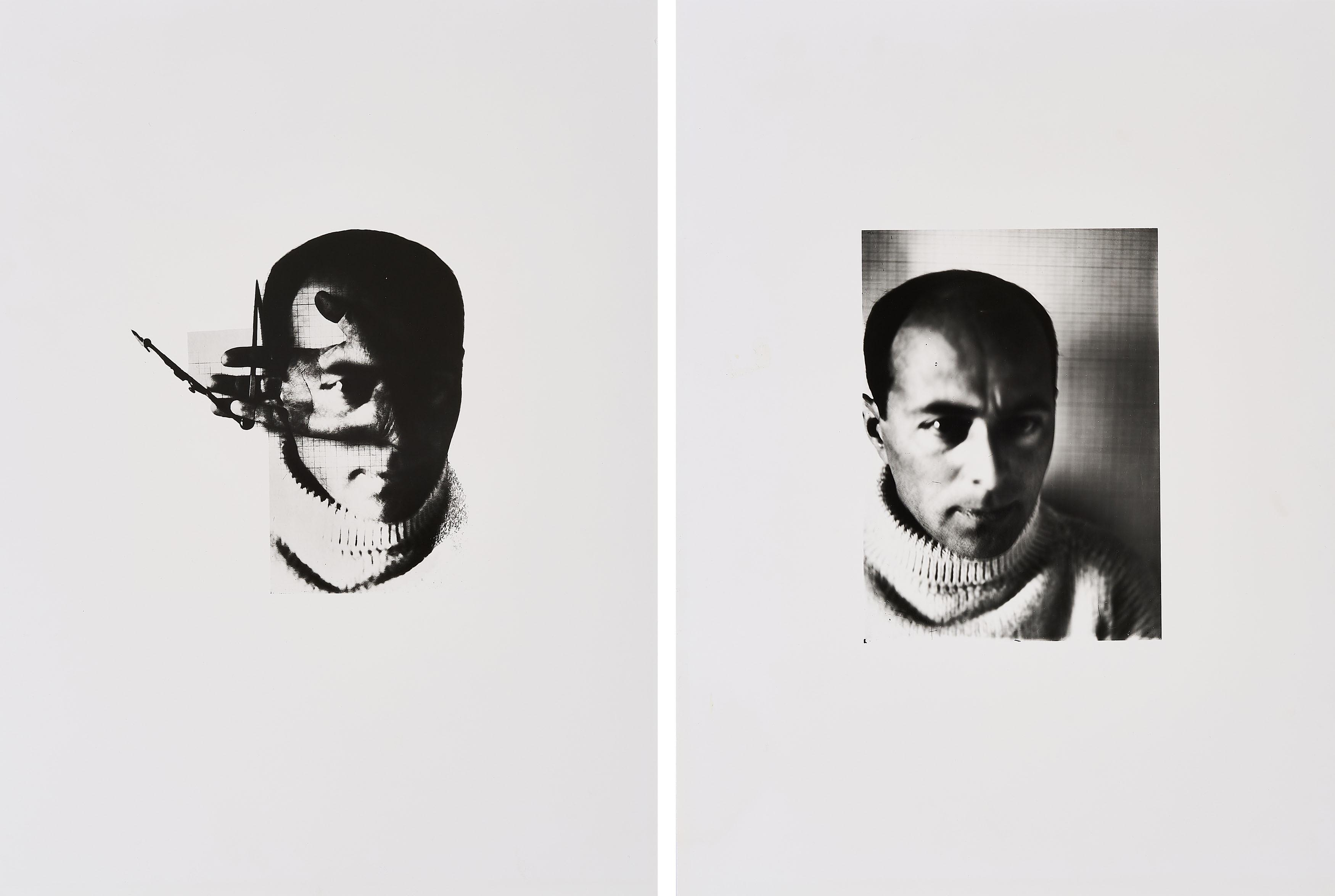 El Lissitzky - Konvolut von 2 Fotografien.