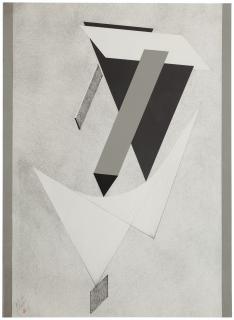 El Lissitzky - Plate 3, from 1. Kestnermappe Proun
