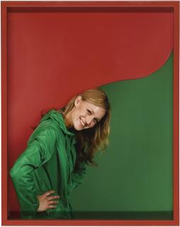 Elad Lassry - Girl (Green/Red)