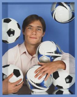 Elad Lassry - Man (Soccer Balls)