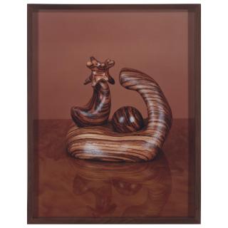 Elad Lassry - Sculpture (Zebrawood)