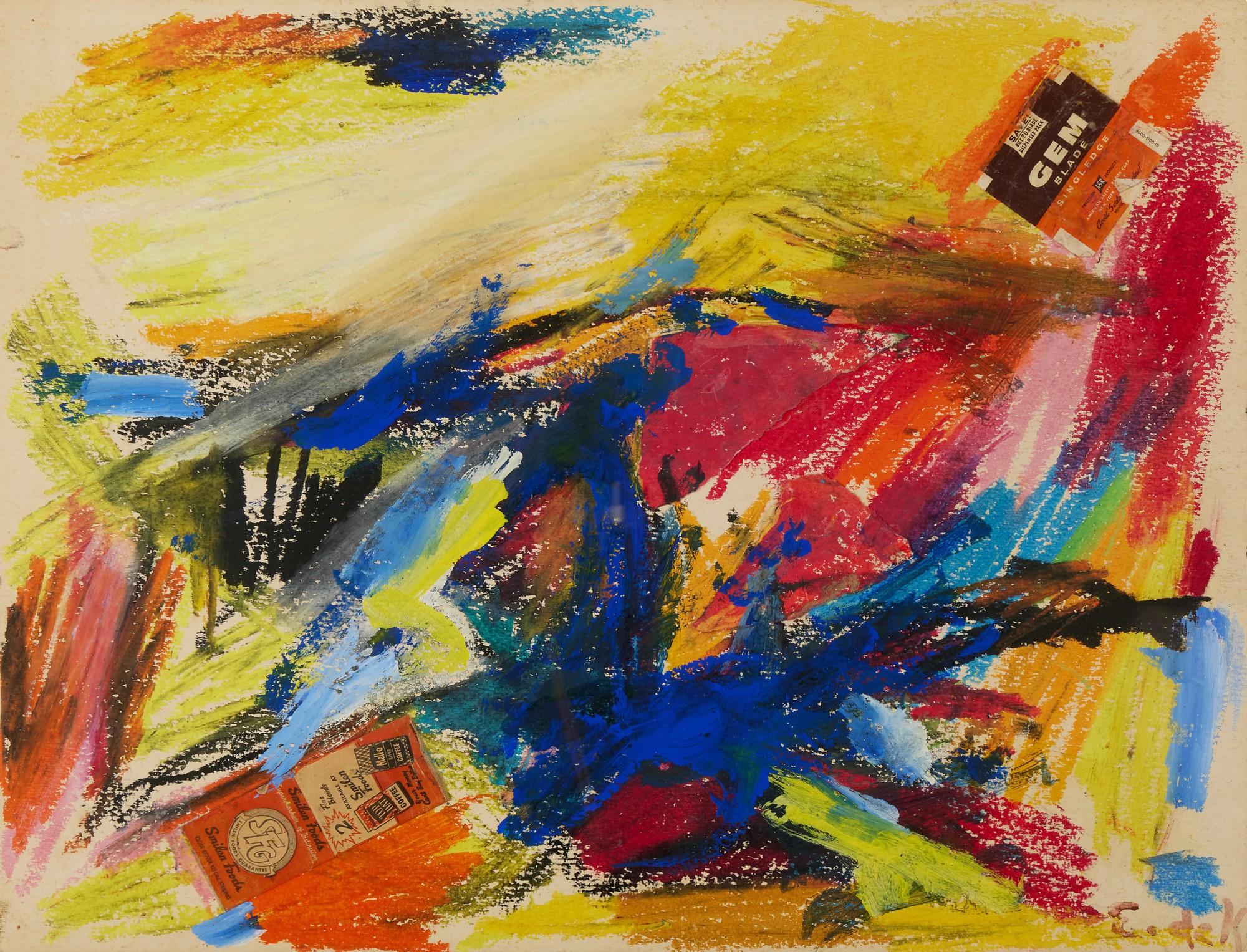 Elaine de Kooning - Arena (Collage)