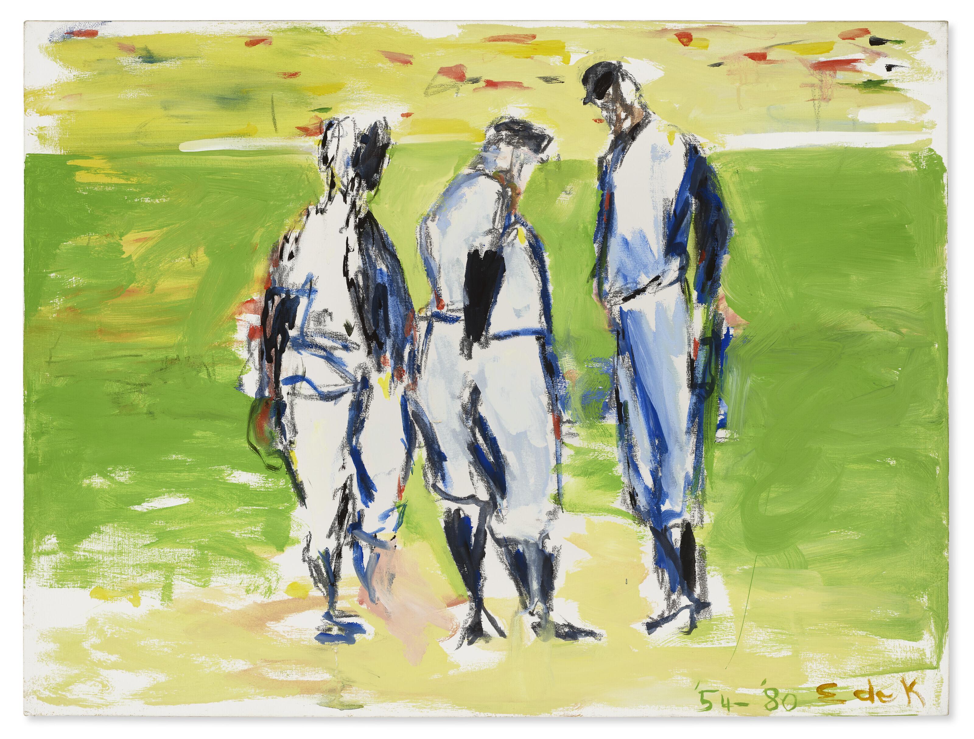 Elaine De Kooning - Casey on the Mound