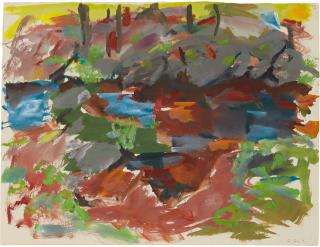 Elaine De Kooning - Catskill Series: Rocks & Trees