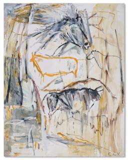 Elaine De Kooning - Echo Wall (Cave #68)