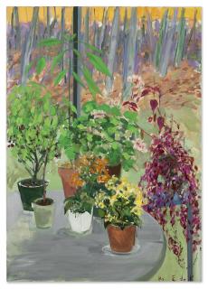 Elaine de Kooning - Foliage/Indoors and Out