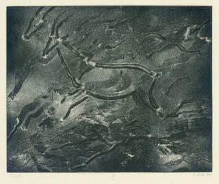 Elaine de Kooning - Plate 2; and Plate 3, from Torchlight Cave Paintings