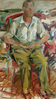Elaine de Kooning - Portrait of John Bernard Myers