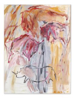 Elaine De Kooning - Red Oxide Grotto (Cave #175)