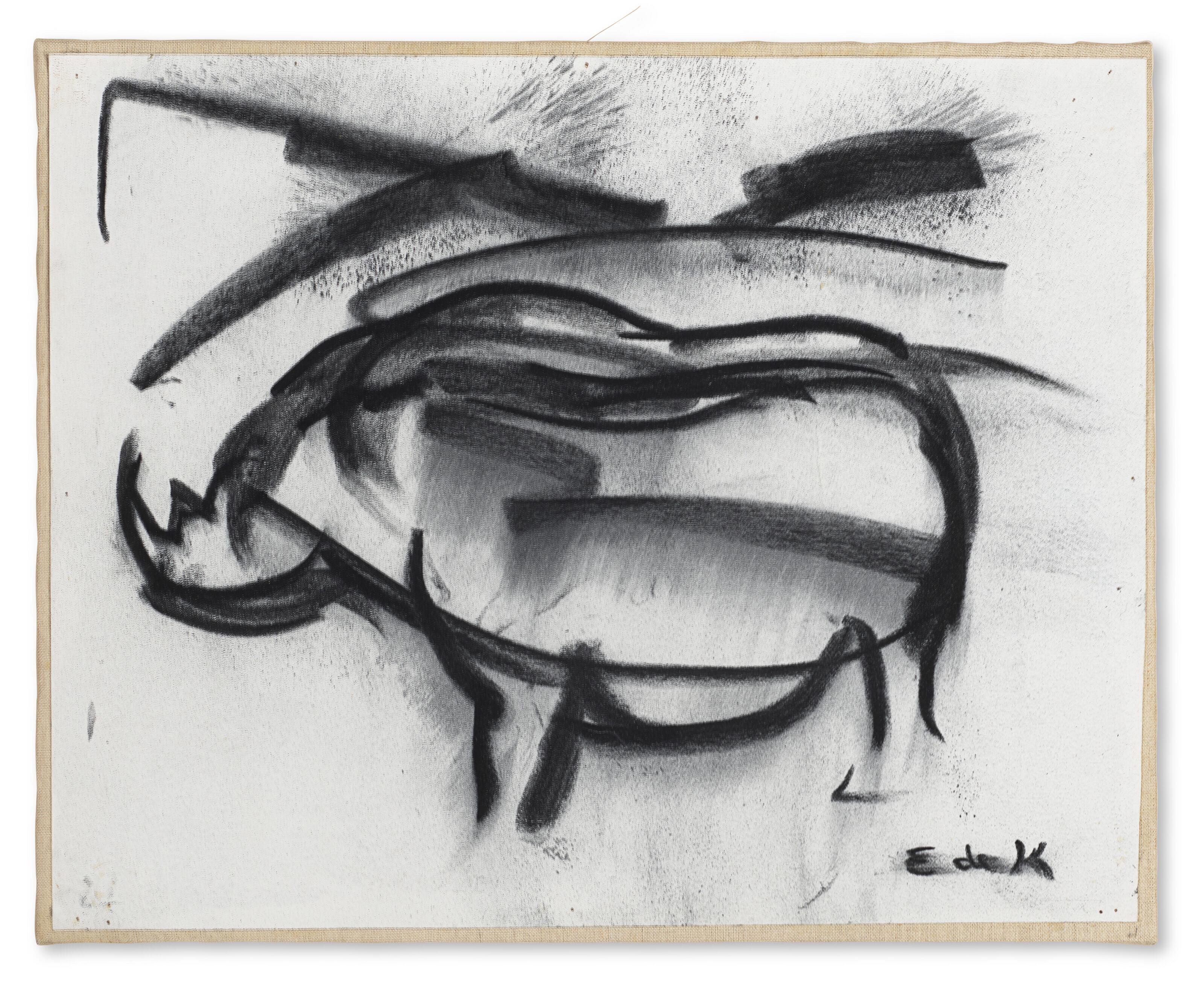 Elaine De Kooning - Rhino Evening