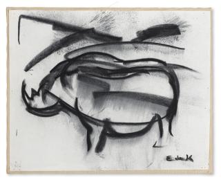 Elaine De Kooning - Rhino Evening