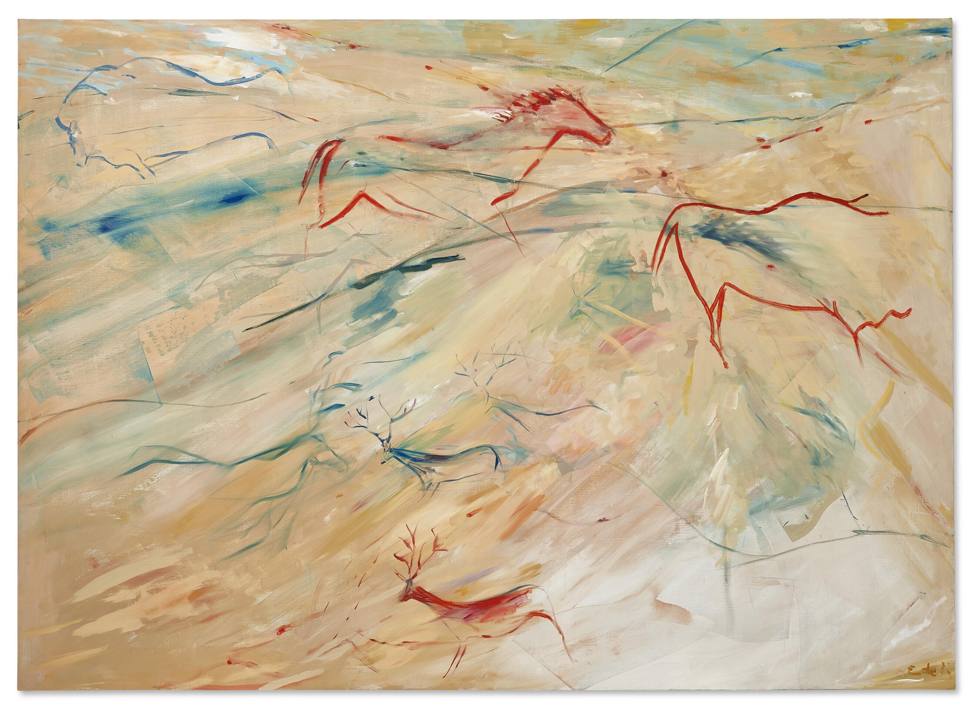 Elaine de Kooning - Sand Wall (Cave #54)